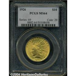 1926[$10] MS64 PCGS.