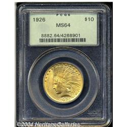 1926[$10] MS64 PCGS.
