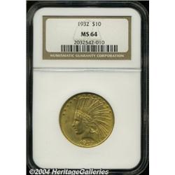 1932[$10] MS64 NGC.