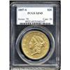Image 1 : 1857-S[$20] XF45 PCGS.