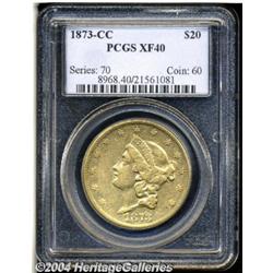 1873-CC[$20] XF40 PCGS.
