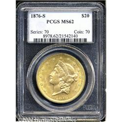 1876-S[$20] MS62 PCGS.
