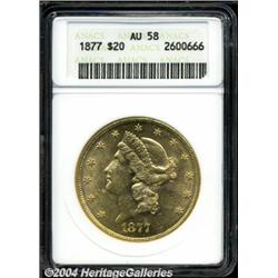1877[$20] AU58 ANACS.