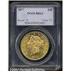 Image 1 : 1877[$20] MS63 PCGS.