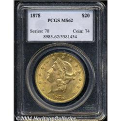 1878[$20] MS62 PCGS.