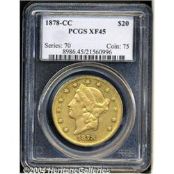 1878-CC[$20] XF45 PCGS.