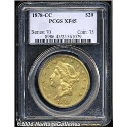 1878-CC[$20] XF45 PCGS.