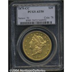 1879-CC[$20] AU50 PCGS.