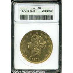 1879-S[$20] AU58 ANACS.