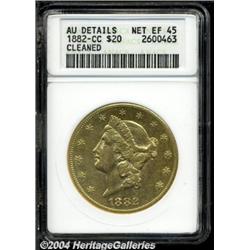 1882-CC[$20]--Cleaned--ANACS. AU Details, Net XF45.