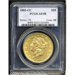 1883-CC[$20] AU50 PCGS.