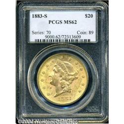 1883-S[$20] MS62 PCGS.