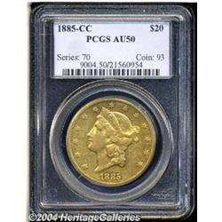 1885-CC[$20] AU50 PCGS.