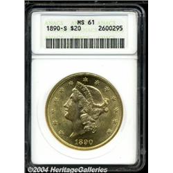 1890-S[$20] MS61 ANACS.