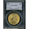 Image 1 : 1893[$20] MS64 PCGS.