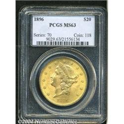1896[$20] MS63 PCGS.