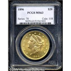 1896[$20] MS63 PCGS.