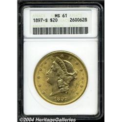 1897-S[$20] MS61 ANACS.