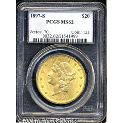 1897-S[$20] MS62 PCGS.