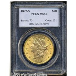 1897-S[$20] MS63 PCGS.