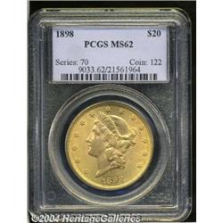 1898[$20] MS62 PCGS.