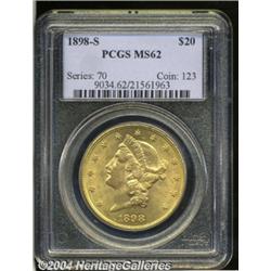 1898-S[$20] MS62 PCGS.
