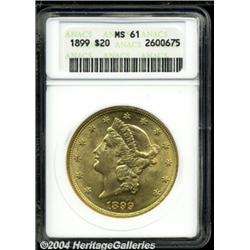 1899[$20] MS61 ANACS.