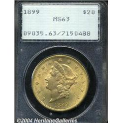 1899[$20] MS63 PCGS.