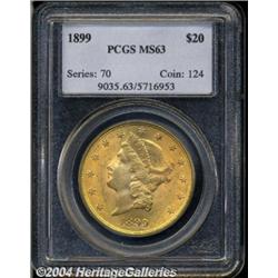 1899[$20] MS63 PCGS.