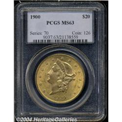 1900[$20] MS63 PCGS.