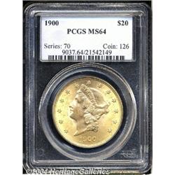 1900[$20] MS64 PCGS.