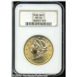 1900[$20] MS64 NGC.