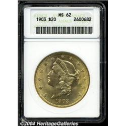 1903[$20] MS62 ANACS.