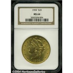1904[$20] MS64 NGC.