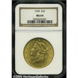 1904[$20] MS64 NGC.