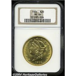 1904[$20] MS64 NGC.