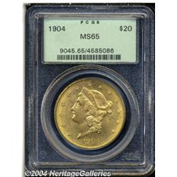 1904[$20] MS65 PCGS.