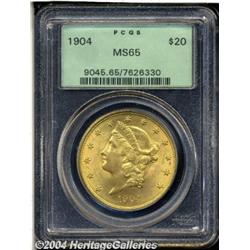 1904[$20] MS65 PCGS.