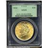 Image 1 : 1904[$20] MS65 PCGS.