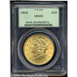 1904[$20] MS65 PCGS.
