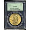 Image 1 : 1904[$20] MS65 PCGS.
