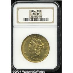 1904[$20] MS65 NGC.