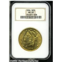 1904[$20] MS65 NGC.