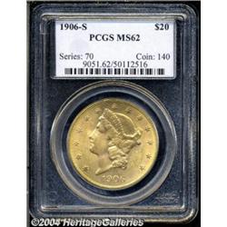 1906-S[$20] MS62 PCGS.