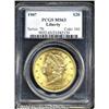 Image 1 : 1907[$20] MS63 PCGS.
