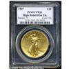 Image 1 : 1907[$20] High Relief VF30 PCGS.