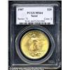 Image 1 : 1907[$20] Arabic Numerals MS64 PCGS.