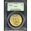 Image 1 : 1909/8[$20] MS63 PCGS.