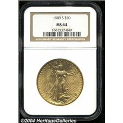 1909-S[$20] MS64 NGC.