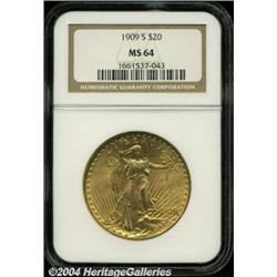 1909-S[$20] MS64 NGC.